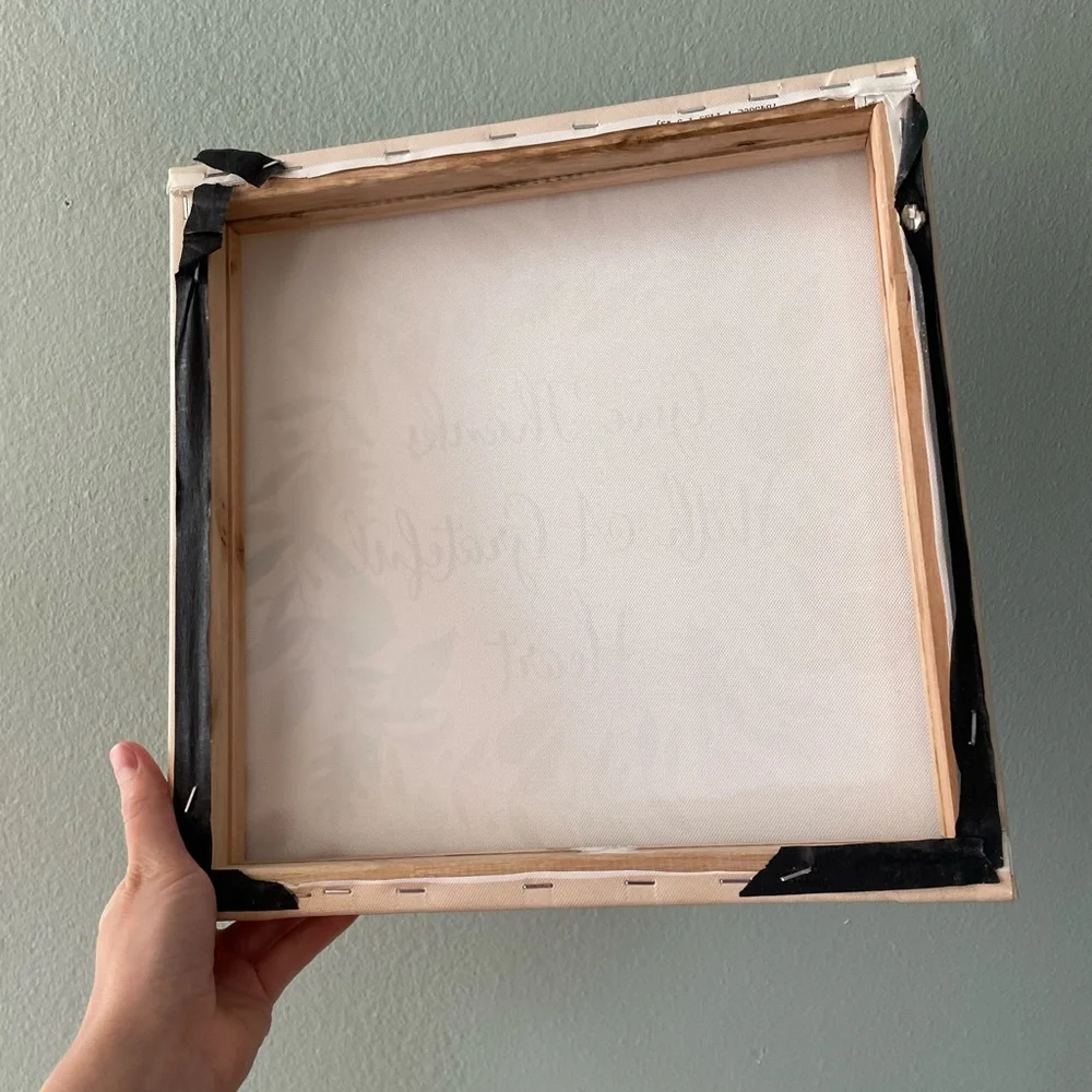 ♦️5/$15♦️“Give Thanks with a Grateful Heart” Canvas Wrapped Frame Picture